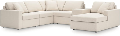 Signature Design by Ashley Modmax Coastal Press-Back Swivel Glider Rocker Recliner with Machine Washable Cover, Hidden Storage Compartments and 2 Bolster Pillows, Beige - Colors A