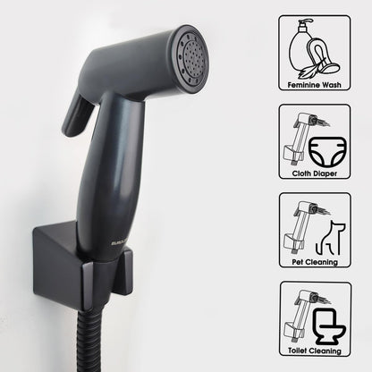 Handheld Bidet Sprayer for Toilet, Lockable Push Button, ABS Bidet Sprayer Set with Hose & T-Valve, Easy Install - Niken Color