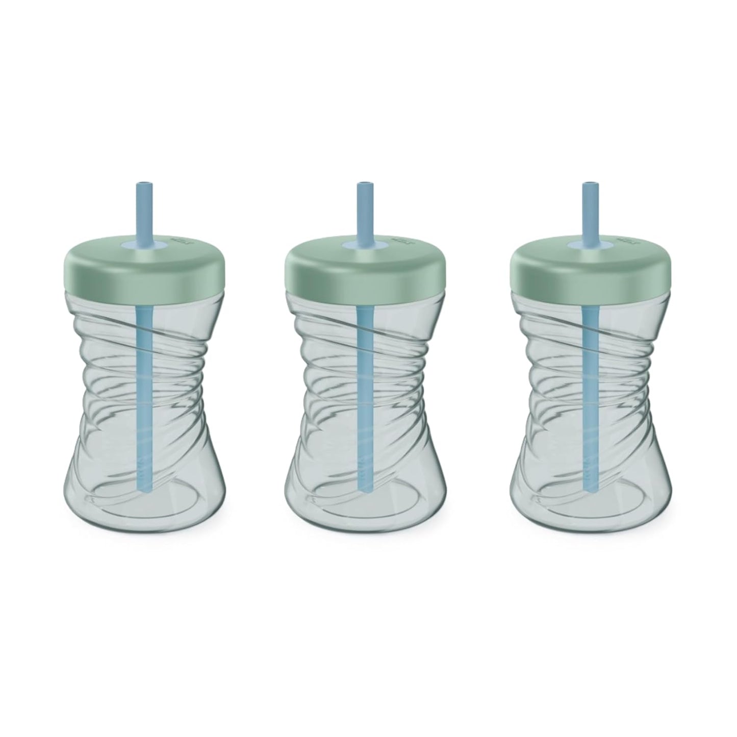 NUK Fun Grips Hard Spout Sippy Cup 10 oz. | Easy to Hold BPA Free Spill Proof Toddler Cup 4pk