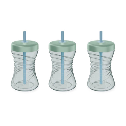 NUK Fun Grips Hard Spout Sippy Cup 10 oz. | Easy to Hold BPA Free Spill Proof Toddler Cup 4pk