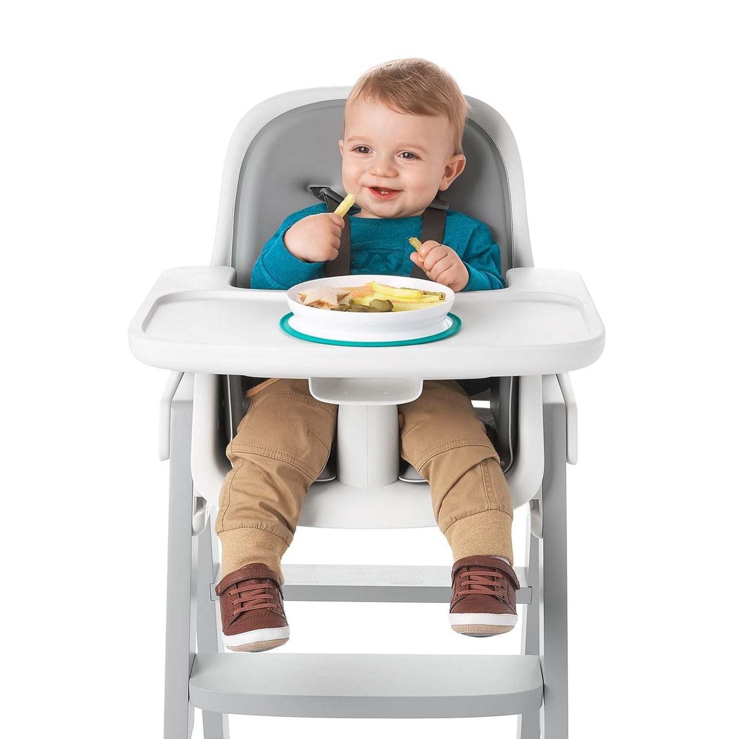 OXO Tot Stick and Stay Suction Plate - Blossom