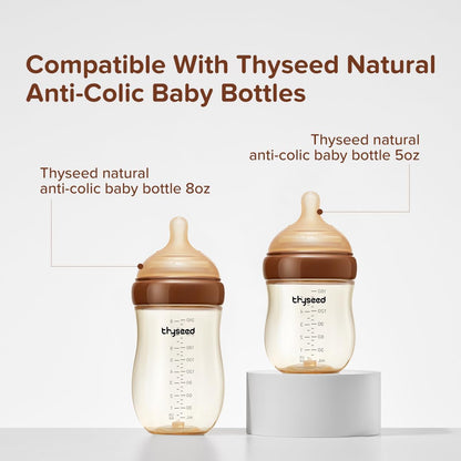 Thyseed Anti-Colic Series Nipple, Medium Fast Flow,3+ Months, 1-Pack