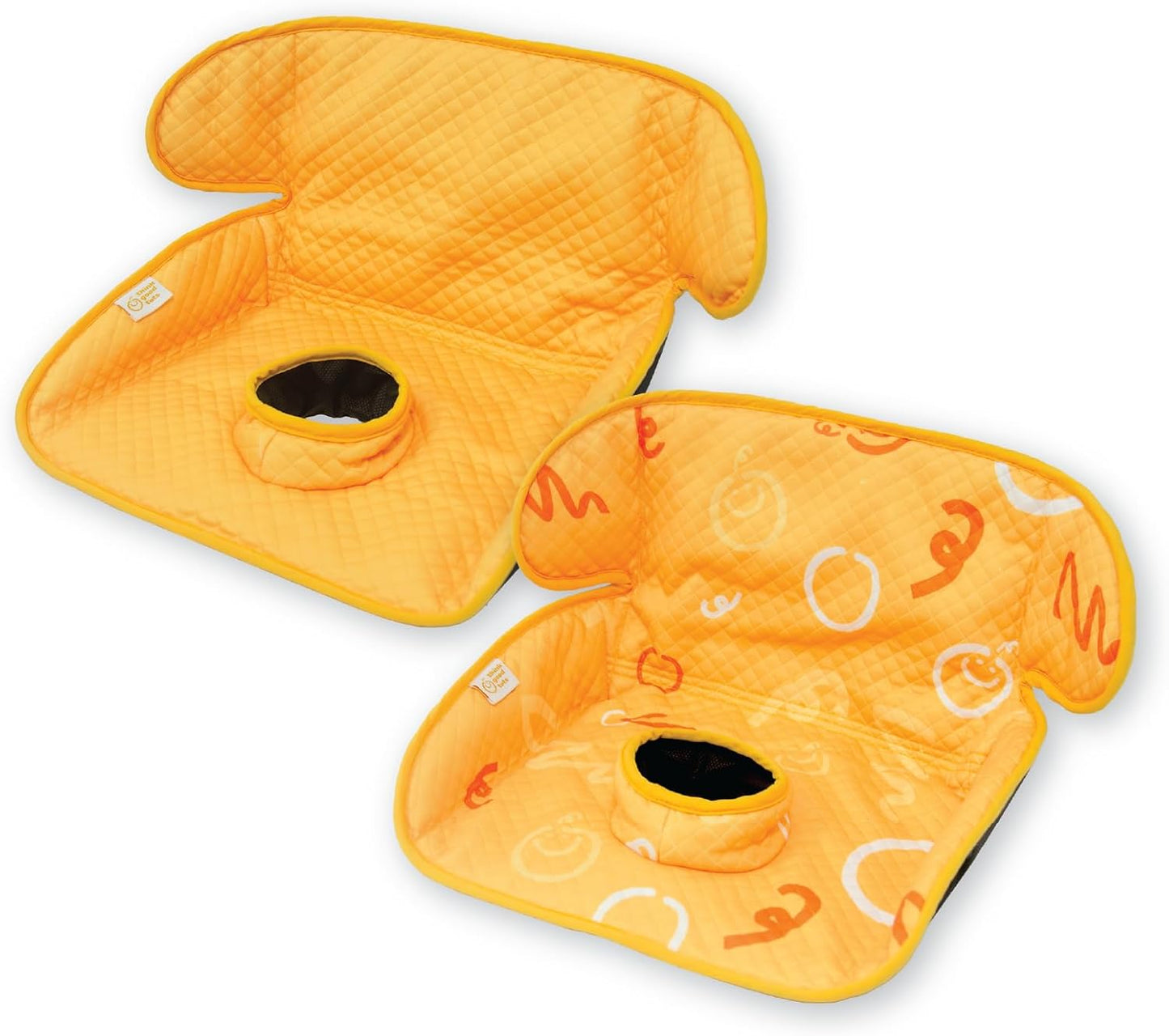 Piddle Pad 2-Pack, Potty Training Car Seat Protector, Toddler Car Seat Cover & Stroller Protector, Machine Washable Waterproof Car Seat, Anti-Slip, Universal Fit (Black)