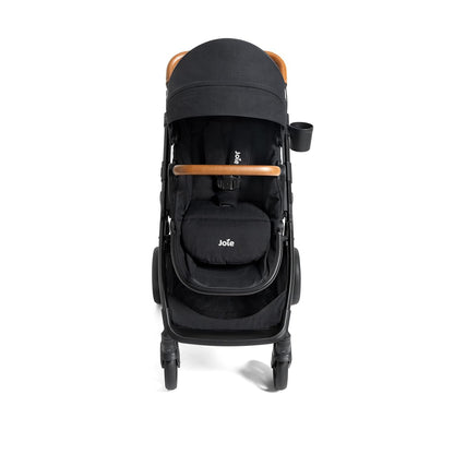 Joie Ginger 4-in-1 Convertible Pramette and Stroller with A Deep Recline, Height Adjustable seat, All-Terrain Wheels, Extra Storage – for Newborns and Toddlers (Shale Dark)