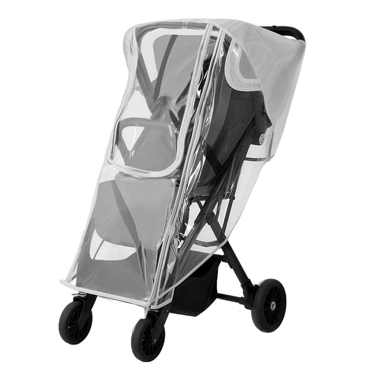 Stroller Rain Cover for Nuna - Waterproof & Windproof Weather Shield for Nuna Baby Strollers | Universal Fit for Nuna Mixx, Nuna TRVL & More | See-Through Window & Mesh Vents