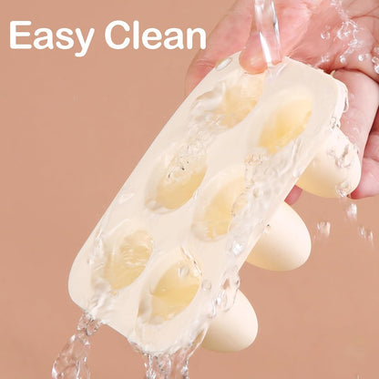 Baby Food Freezer Tray with Lid 2 Pack, Silicone Breastmilk Popsicle Mold, Baby Food Storage Container, Ice Cube Maker for Homemade Baby Meals (Carnation)