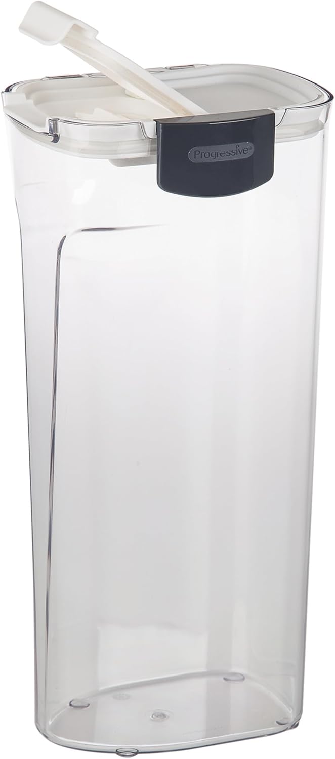 ProKeeper 1 Quart Airtight Powdered Sugar Storage Container – Grey, BPA-Free Plastic