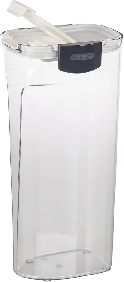 ProKeeper 1 Quart Airtight Powdered Sugar Storage Container – Grey, BPA-Free Plastic