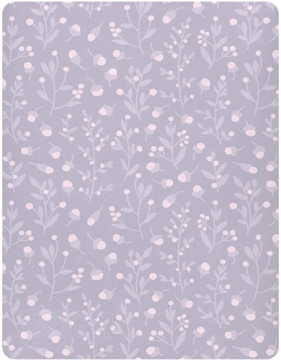 Fitted Crib Sheets Cactus and Floral Stretchy Portable Playard Sheets for Baby Toddler, Breathable Soft Mini Crib Mattress 52 x 28 in for Boys and Girls