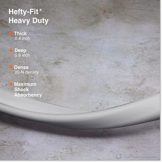 Roving Cove HeftyFit Edge Protector for Baby Proofing (9ft Large Edge Only), Heavy-Duty Soft Furniture Edge Bumper Guards, Desk Edge Cushion, Wall Corner Covers, 3M Adhesive, Stone Grey