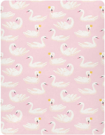 Fitted Crib Sheets Turtle Sea Horse Stretchy Portable Playard Sheets for Baby Toddler, Breathable Soft Mini Crib Mattress 39 x 27 in for Boys and Girls