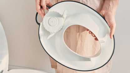 BABYBJORN Toilet Trainer, White/Gray
