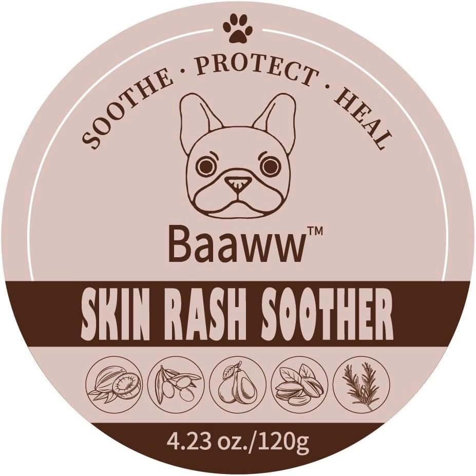 Dog Irritated Skin Relief - Hot Spot Soother Skin Treatment Moisturizer, Anti-Itch & Allergy Dog Lotion, All-Natural Rash Cream for Canines - Soothing Relief for Dry & Itchy Coat - Balm 2 oz