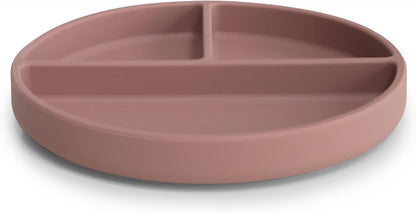 mushie Silicone Suction Plate | BPA-Free Non-Slip Design (Soft Lilac)