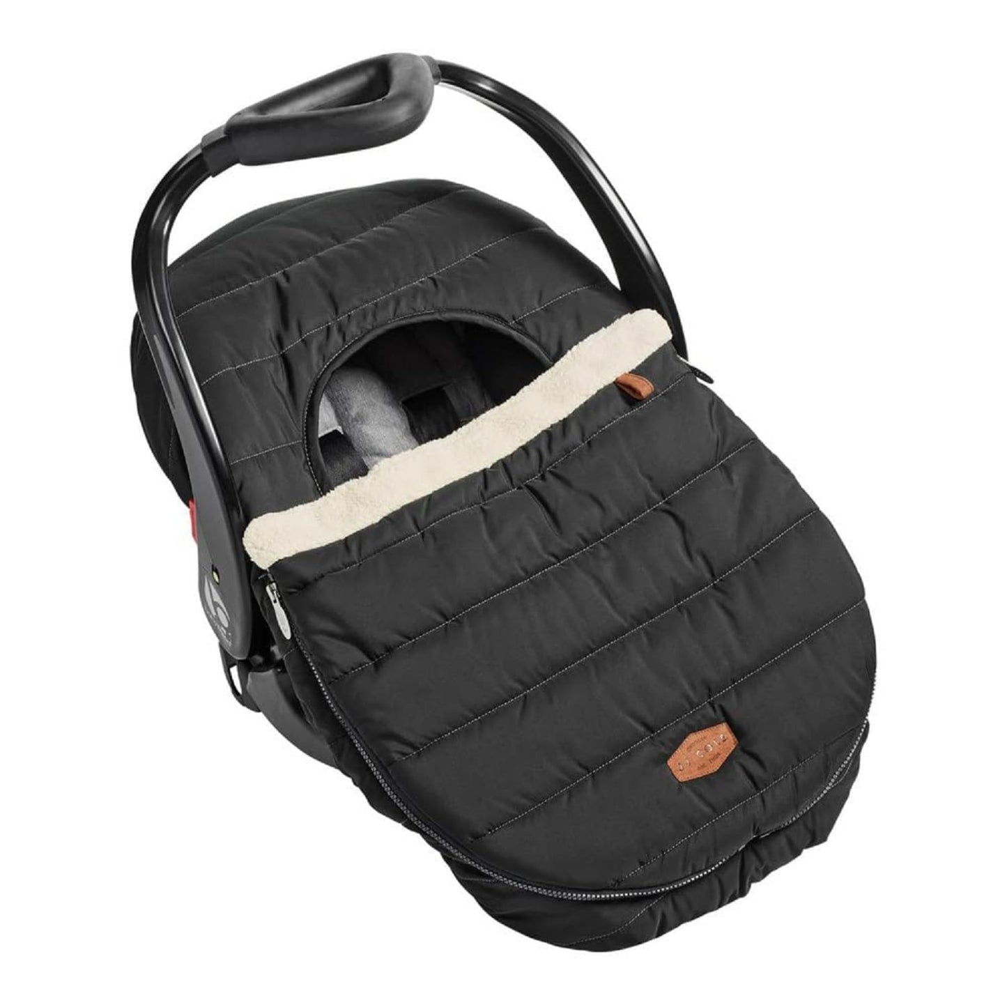JJ Cole Baby Car Seat Cover, Blanket-Style Baby Stroller & Baby Carrier Cover, Heather Gray