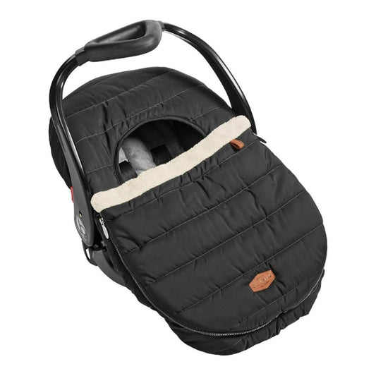 JJ Cole Baby Car Seat Cover, Blanket-Style Baby Stroller & Baby Carrier Cover, Heather Gray