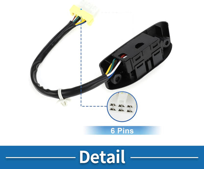 Power Seat Switch No.87066-CD001 Car Adjust Recline Recliner Switch for Nissan 350Z 3.5L V6 at CONVERTIBLE BASE 2004-2006