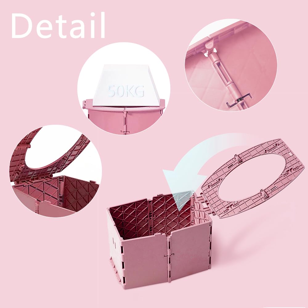 Portable Potty for Toddler,Travel Potty for Kids，Travel Potty for Car，Apply toCamping, Tourism, Outdoor, Indoor