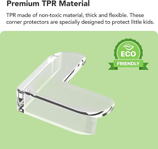 Corner Protector Baby Proof, BPA-Free, Table Corner Protectors for Furniture, Clear Corner Covers Baby Safety, Baby Corner Protector Guards, (12 Pack)