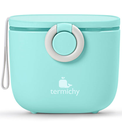 Termichy Baby Formula Dispenser, Portable Milk Powder Dispenser Container with Carry Handle and Scoop for Travel Outdoor Activities with Baby Infant, 8.8OZ, 0.55LB, 250g, 500ml (Pink)