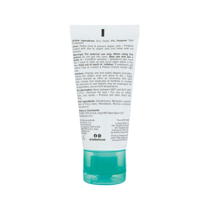 Dr. Talbot's Baby Diaper Rash Ointment - 2 oz - Zinc Oxide Skin Protectant with Peruvian Balsam - Treats and Prevents Rash