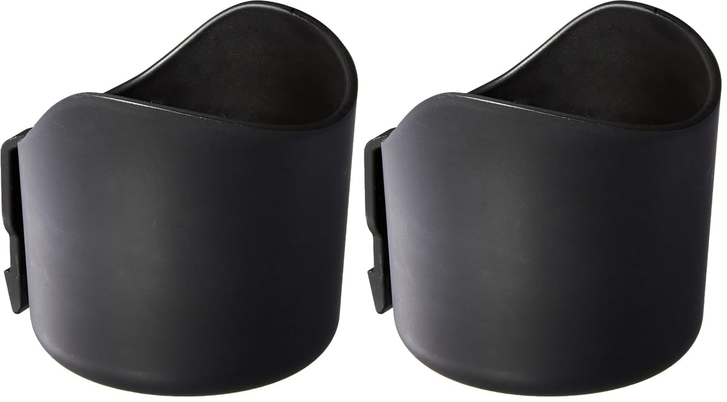 Clek Drink-Thingy Baby Car Seat Cup Holder for Foonf & Fllo Car Seat Models - Attaches Easily to Either Side, Dishwasher-Safe, Black