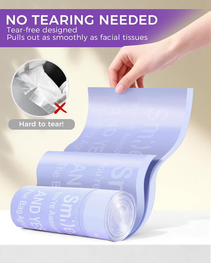 30 Pcs Bedside Commode Liners with Absorbent Pads, Tear-Free Leak-Proof Lavender Scented Commode Liners and Pads, Odor-Free Portable Toilet Liners & Potty Chair Bags for Disposable Adult, Bedpan