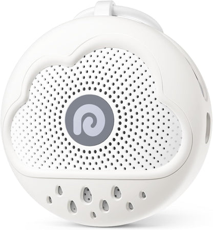 Dreamegg White Noise Machine - Portable Sound Machine Baby with Safe Silicone Cover, Features Powerful Battery, 21 Soothing Sound, Noise Canceling for Sleeping, Baby Registry Gift, Nursery(Blue)