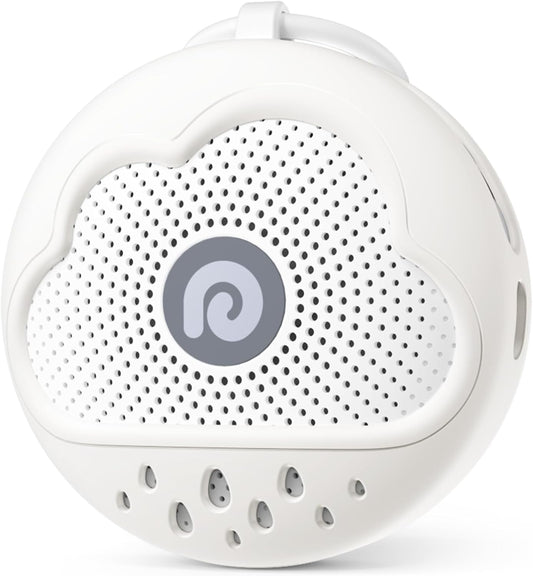 Dreamegg White Noise Machine - Portable Sound Machine Baby with Safe Silicone Cover, Features Powerful Battery, 21 Soothing Sound, Noise Canceling for Sleeping, Baby Registry Gift, Nursery(Blue)