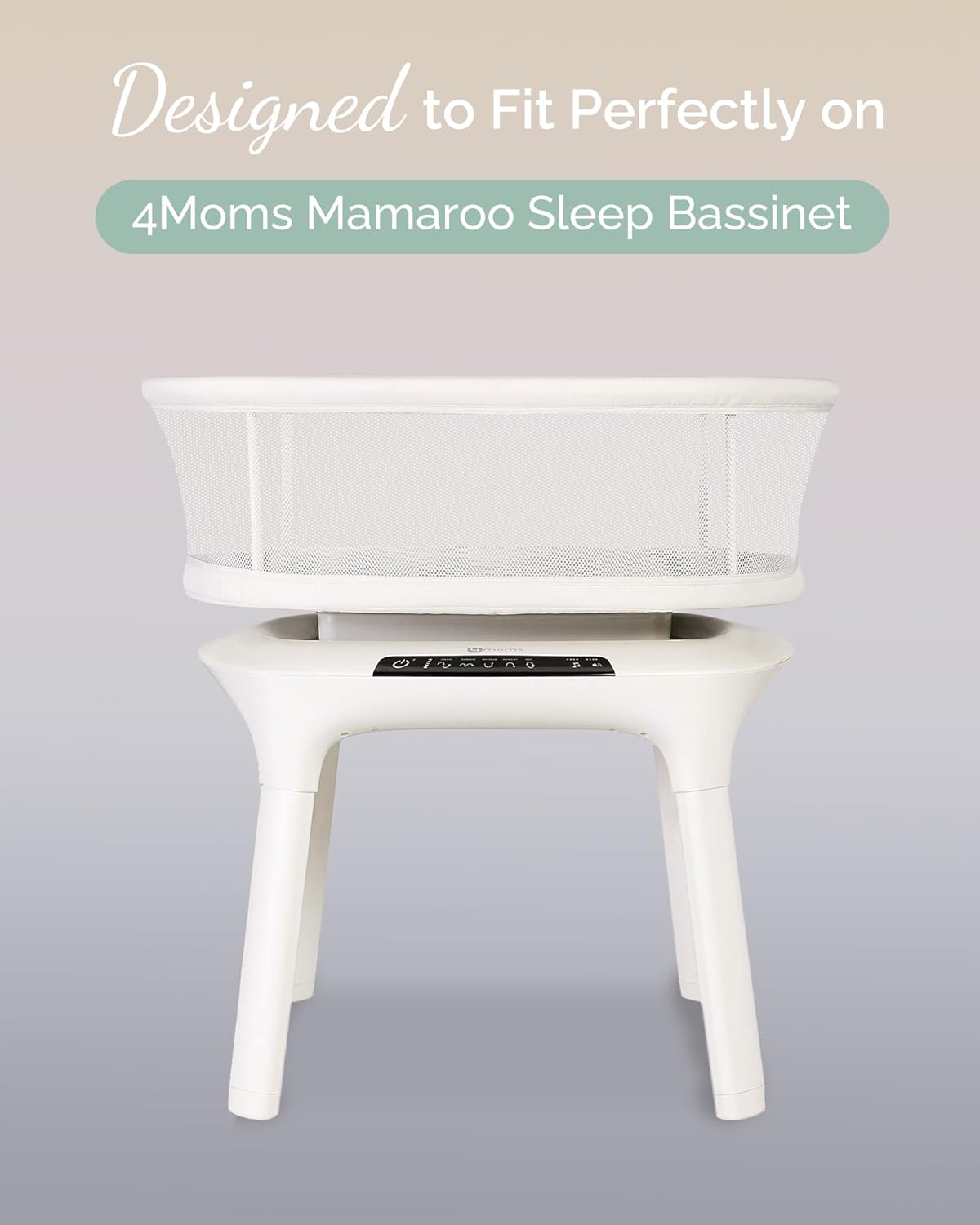 Bassinet Sheets Compatible with Baby Delight Beside Me Dreamer Bassinet, 33x20 for Baby Bedside Sleeper - Buttery Soft, Premium Stretchy Jersey Knit Sheets - Sky + Sage + Cloud, 3 Pack