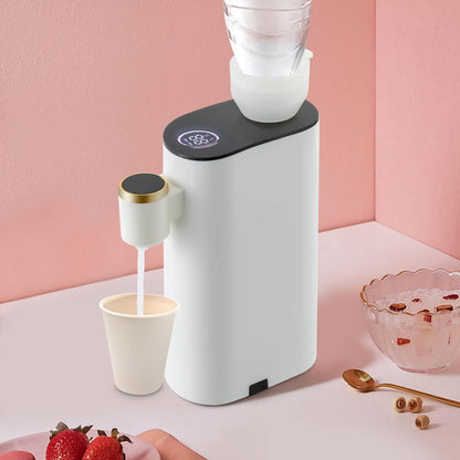 3s Instant Hot Water Dispenser, Baby Bottle Formula Dispenser, Mineral/Bottled Water Dispenser, 5 Temperatures Choices, 1500W Portable Water Warmer for Travel, Hotel (Machine + Water Tank)