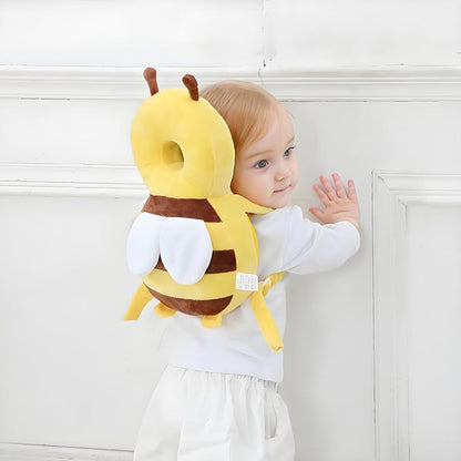 PandaEar Baby Head Protection Backpack, Toddler Walking Head Protector, Adjustable Head Protector Pad Safety Cushion (Yellow)