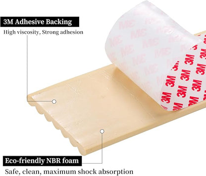 Corner Protector for Baby, Widen Edge Protector with Adhesive Backing, Baby Proofing Edge Corner Protectors Self Adhesive Furniture Corner Guard Bumper for Table, Desk, Fireplace (White, 16.4ft)