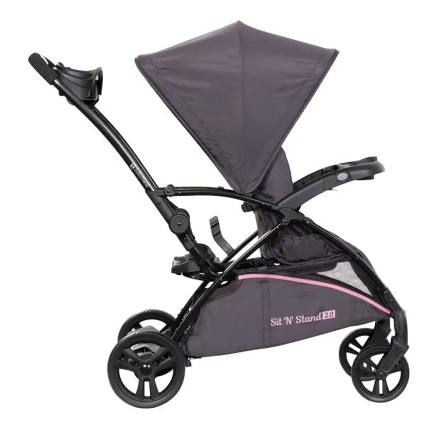 Baby Trend Sit N' Stand® Double 2.0 Stroller, Dash Black