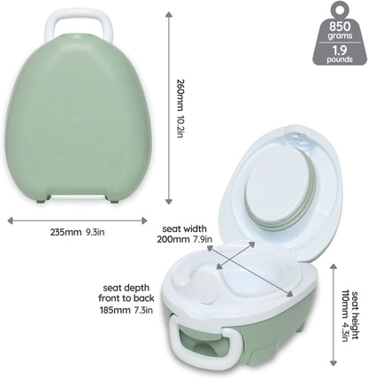 My Carry Potty - Ladybug Travel Potty, Award-Winning Portable Toddler Toilet Seat for Kids to Take Everywhere