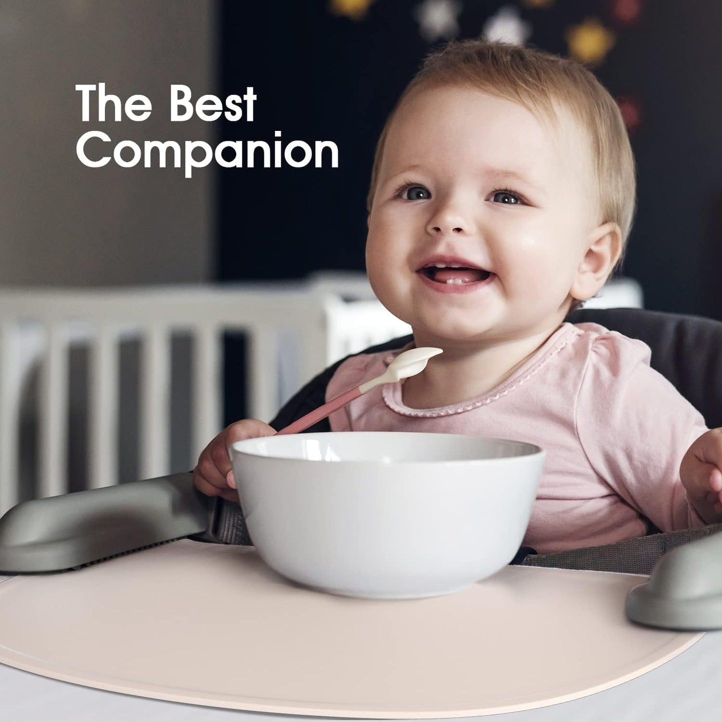 Cuddle Campus Set of 3 Silicone Placemats with Raised Edges for Kids,Toddlers,Babies, Non-Slip Dinning Table Mat, Baby Eating Mat, Food Mat Set 2