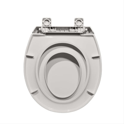 Toilet Seat, Elongated Toilet Seat with Toddler Seat Built in, Potty Training Toilet Seat Elongated Fits Both Adult and Child, with Slow Close and Magnets- Elongated