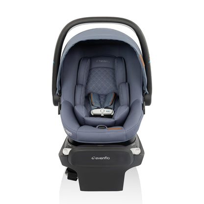 Evenflo Revolve180 LiteMax NXT Rotating Rear-Facing Lightweight Preemie and Infant Car Seat 3-30lbs. with SensorySoothe. Easy Install with Base (Agate Purple)