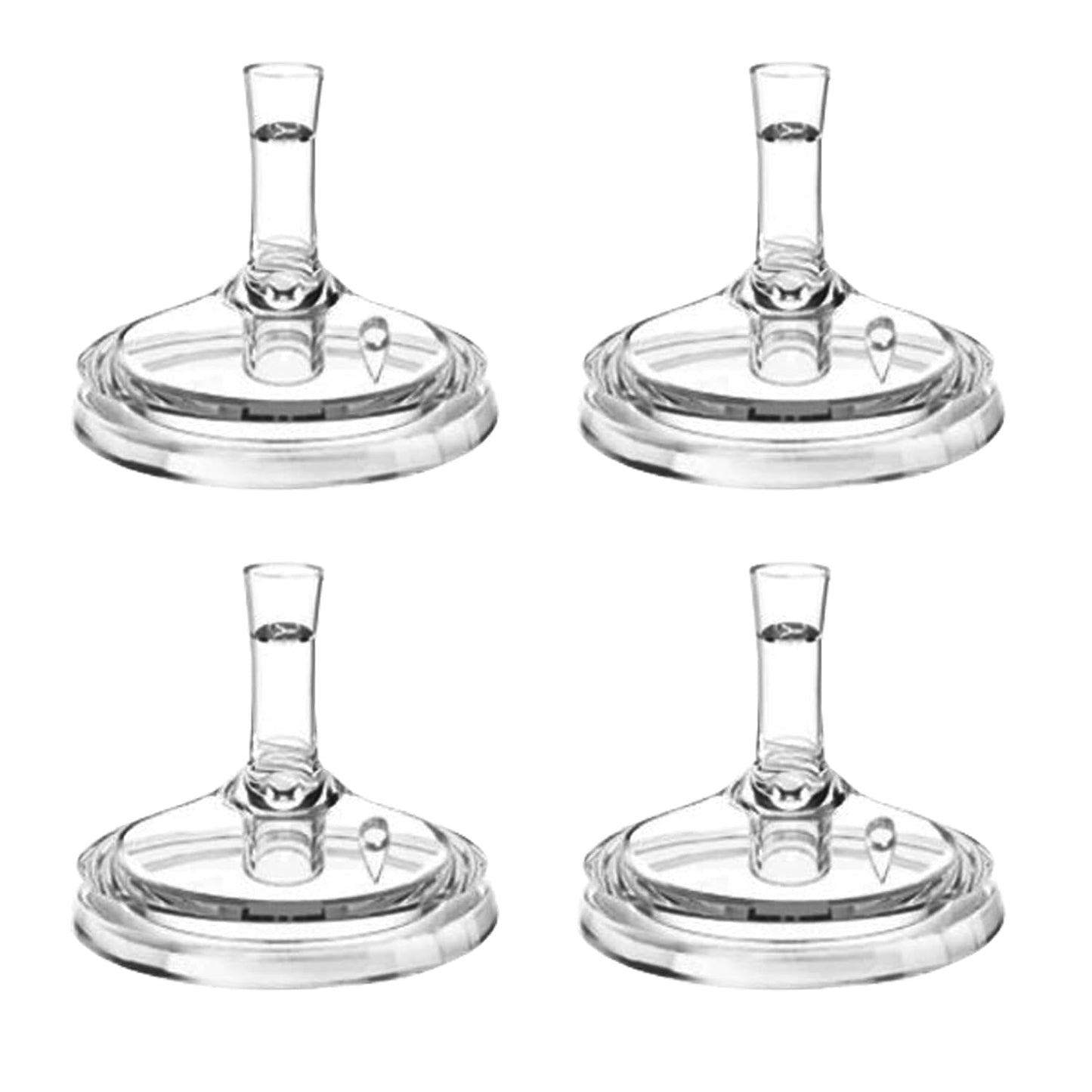 Sippy Spout Nipples for Philips Avent Natural Baby Bottles – Soft Silicone Trainer Nipple for 6M+ Babies, BPA-Free, Spill-Resistant, Pack of 4