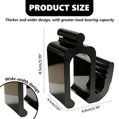 Universal Wagon Accessories, Upgraded Side Hooks with 30kg Load Capacity - Sturdy Stroller Hooks & Space-Saving Travel Organizer for All Stroller Wagon(4PCS)