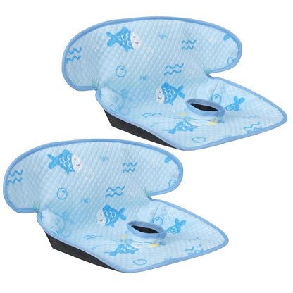 INFANZIA Dry Seat, Car Seat Protector Waterproof Carseat Liner Potty Training Toddlers, Baby and Infants, Piddle Pad for Carseats Strollers (Grey, 1 Pack