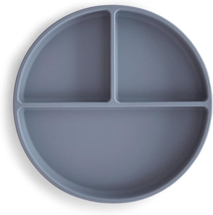 mushie Silicone Suction Plate | BPA-Free Non-Slip Design (Soft Lilac)