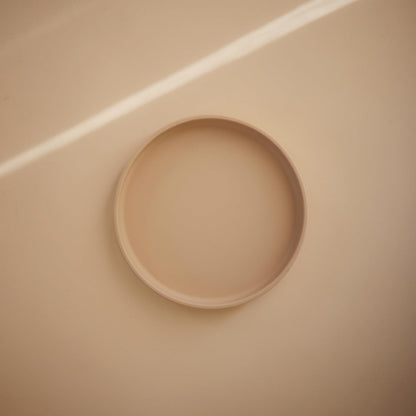 mushie Classic Silicone Suction Plate | BPA-Free Non-Slip Design (Daffodil)