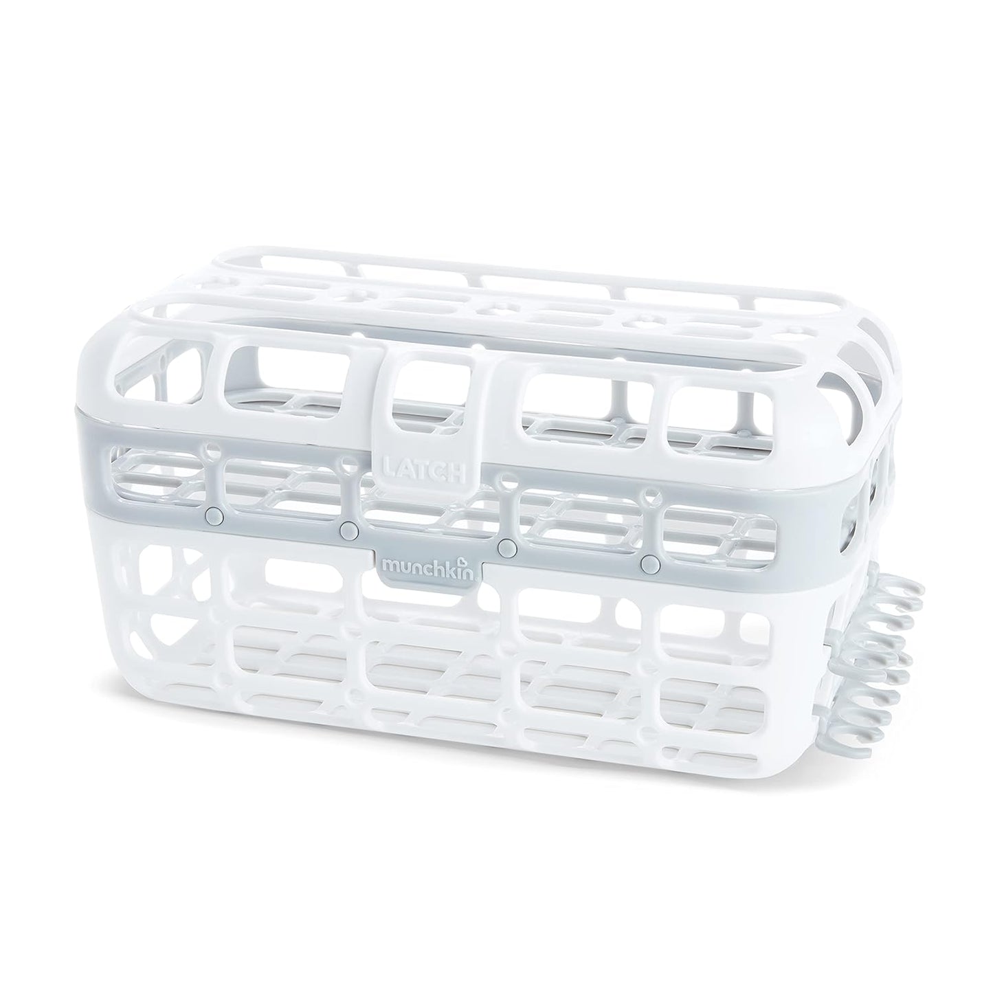 Munchkin Baby Bottle Cleaning Set with Drying Rack, Bristle Brush, and High Capacity Dishwasher Basket, 1 Pack