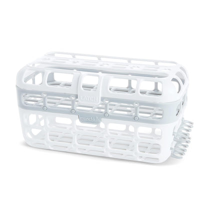 Munchkin Baby Bottle Cleaning Set with Drying Rack, Bristle Brush, and High Capacity Dishwasher Basket, 1 Pack
