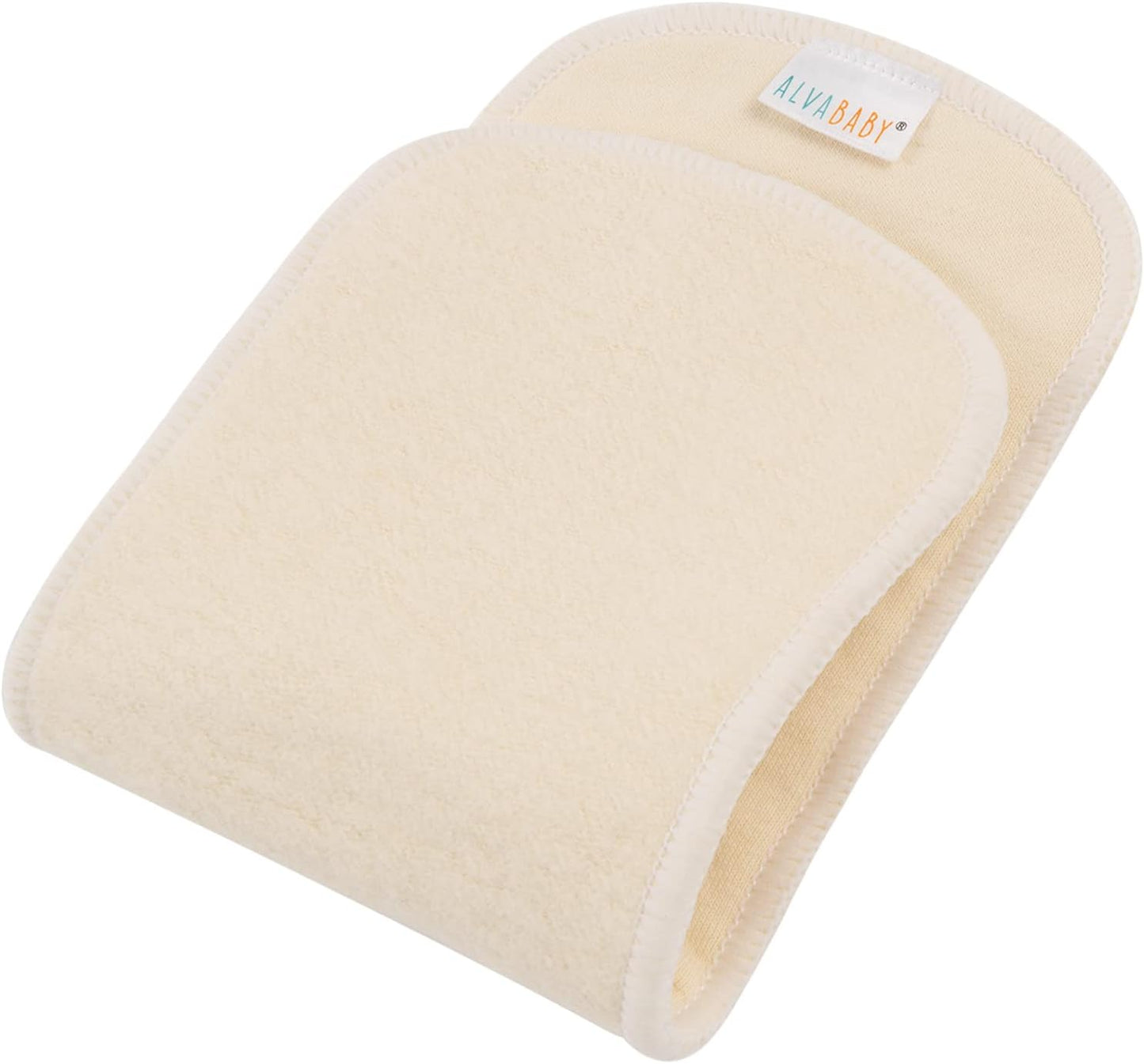 AlVABABY 12pcs Cloth Diaper Inserts,5-Layer Inserts,Reusable Liners for Baby Cloth Diapers12ZTN