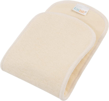 AlVABABY 12pcs Cloth Diaper Inserts,5-Layer Inserts,Reusable Liners for Baby Cloth Diapers12ZTN