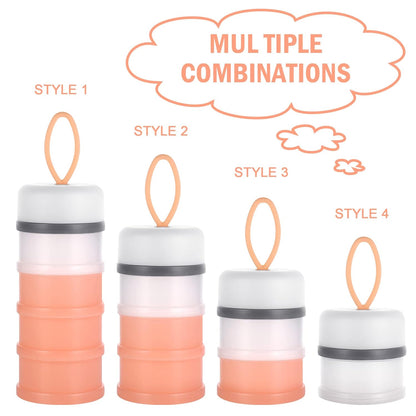 Accmor Baby Formula Dispenser On The Go, Stackable Formula Dispenser Formula Container to Go, Non-Spill Portable Milk Powder Kids Snack Storage Container, BPA Free