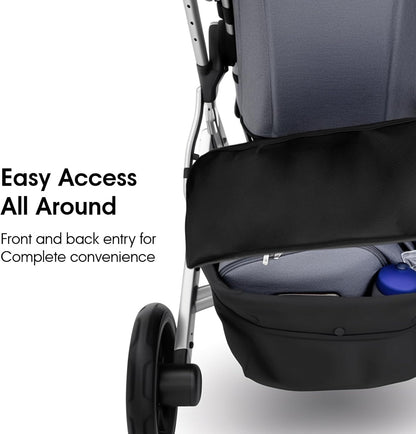 Stroller Basket Cover for UPPAbaby Vista V2 & V3 Accessories – Water-Resistant Storage Protector, Conceals Items, Easy Clip-On Access