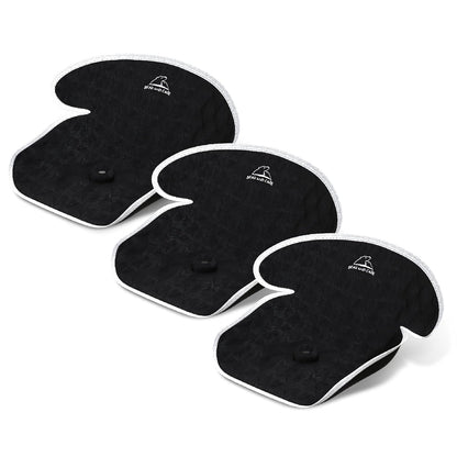 Bear and Care - Piddle Pads - Strollers, Bouncers & Car Seat Pad, Waterproof & Machine-Washable Cover on Car Potty for Toddler Toilet Training (Black, Pack of 2)